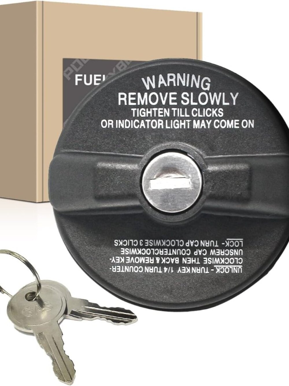 Locking Gas Cap,Lock Fuel Cap Replace10504 for Toyota 4Runner Camry Tundra Acura
